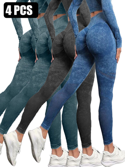 4PACK Active Yoga Pants Women's Yoga Pants