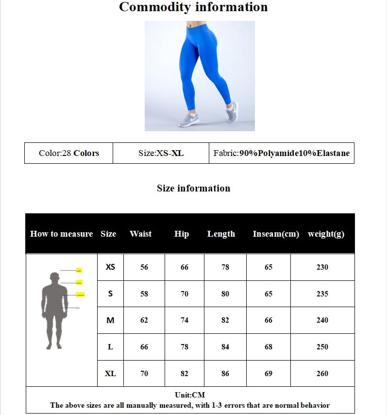 2pack Solid-color Yoga Exercise Leggings