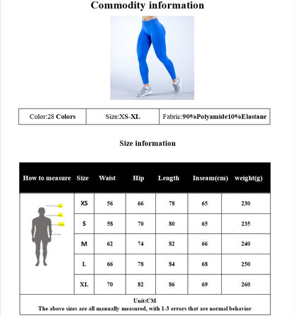 2pack Solid-color Yoga Exercise Leggings