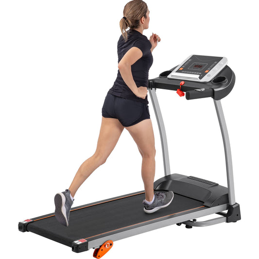 Home Use Easy Folding Treadmill, 1.5HP Electric Running, Jogging Walking Machine
