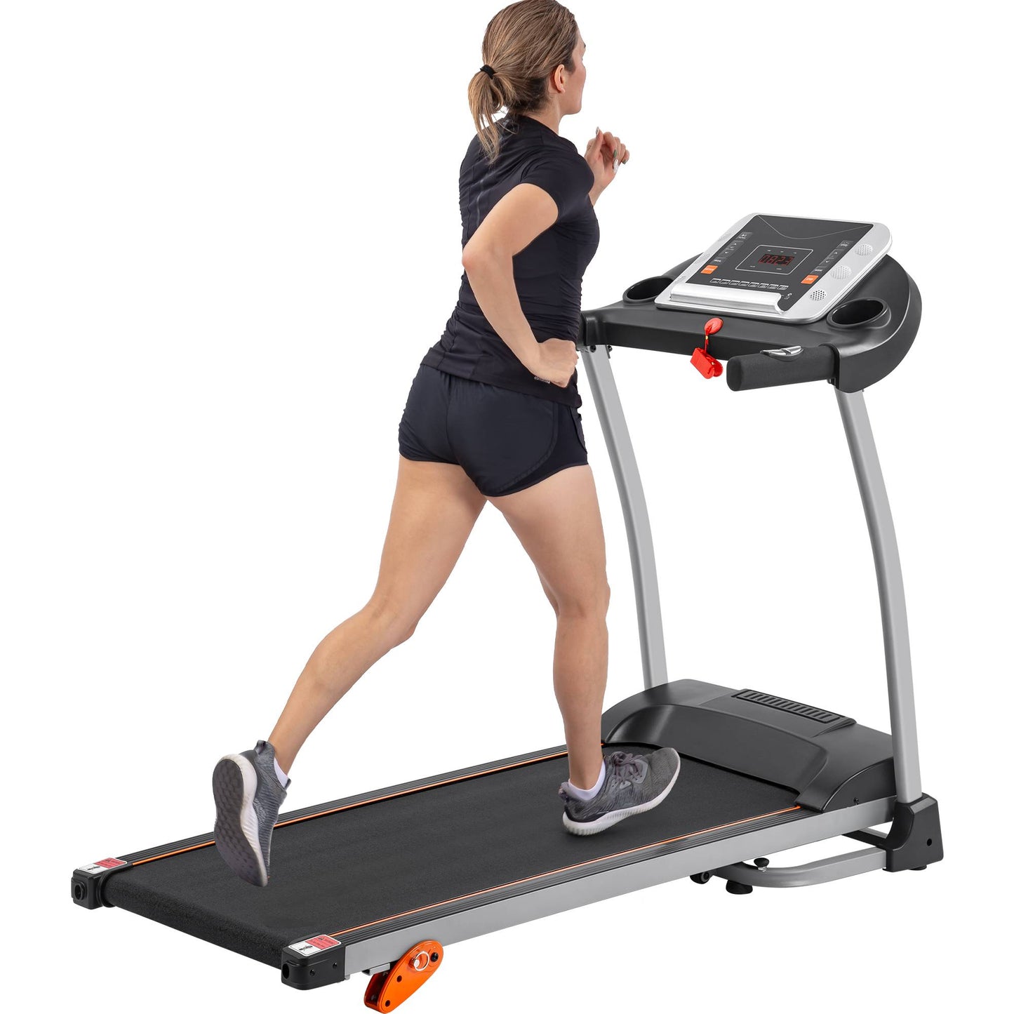 Home Use Easy Folding Treadmill, 1.5HP Electric Running, Jogging Walking Machine